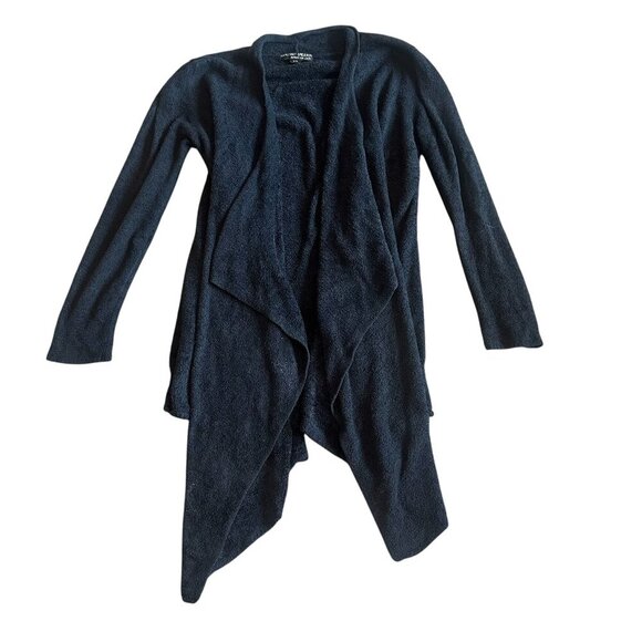 Barefoot Dreams Bamboo Chic Lite Knit Open-Front Sweater Stretch Small Medium - Picture 2 of 11